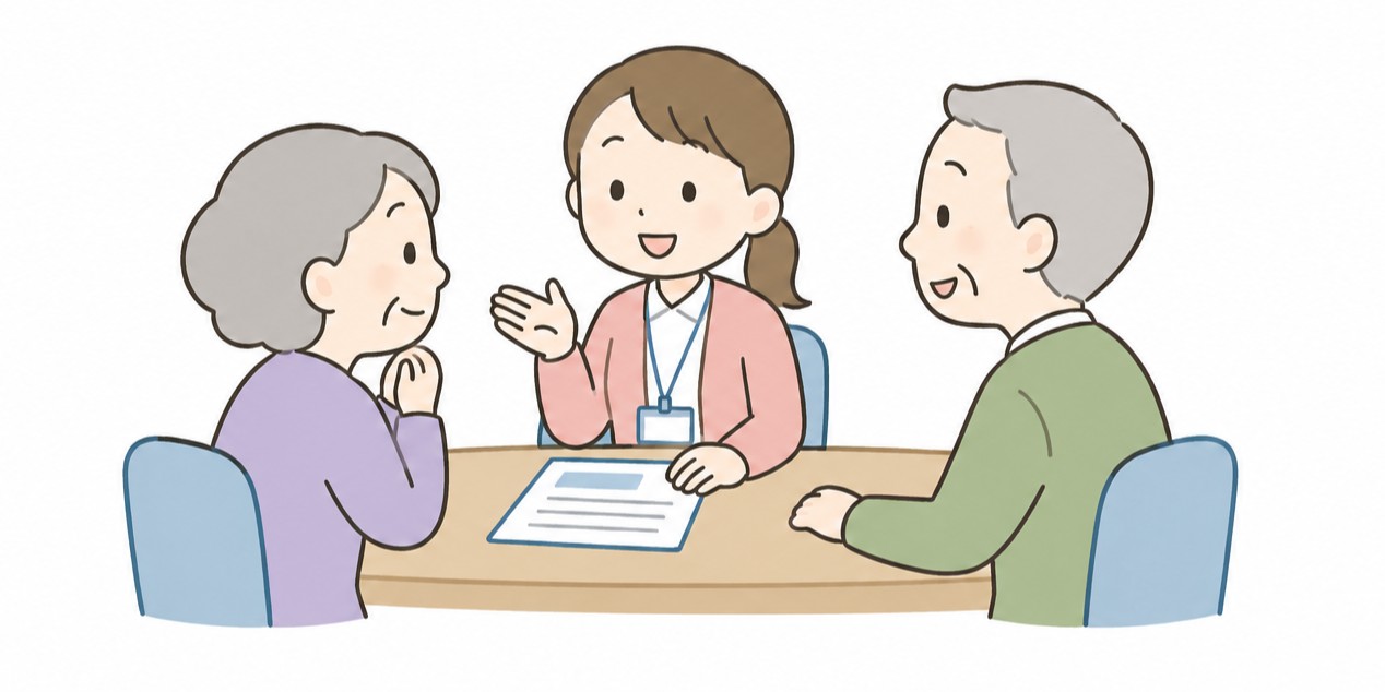 ケアプランのご相談の様子